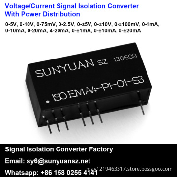Analog Signal Isolator With Power Distribution